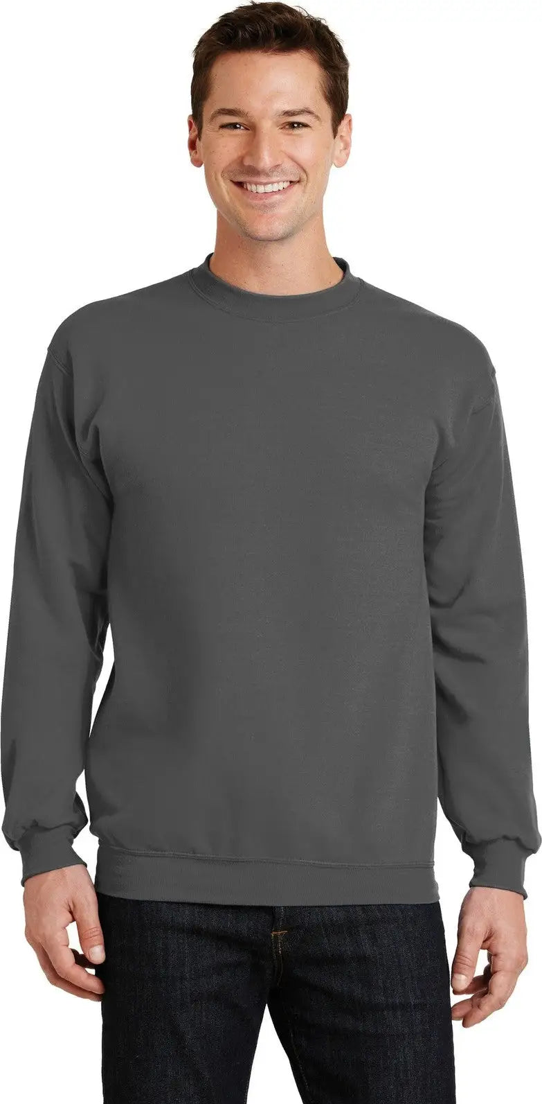 Port & Company Pc78 co Core Fleece Crewneck Sweatshirt - Charcoal - Adult s