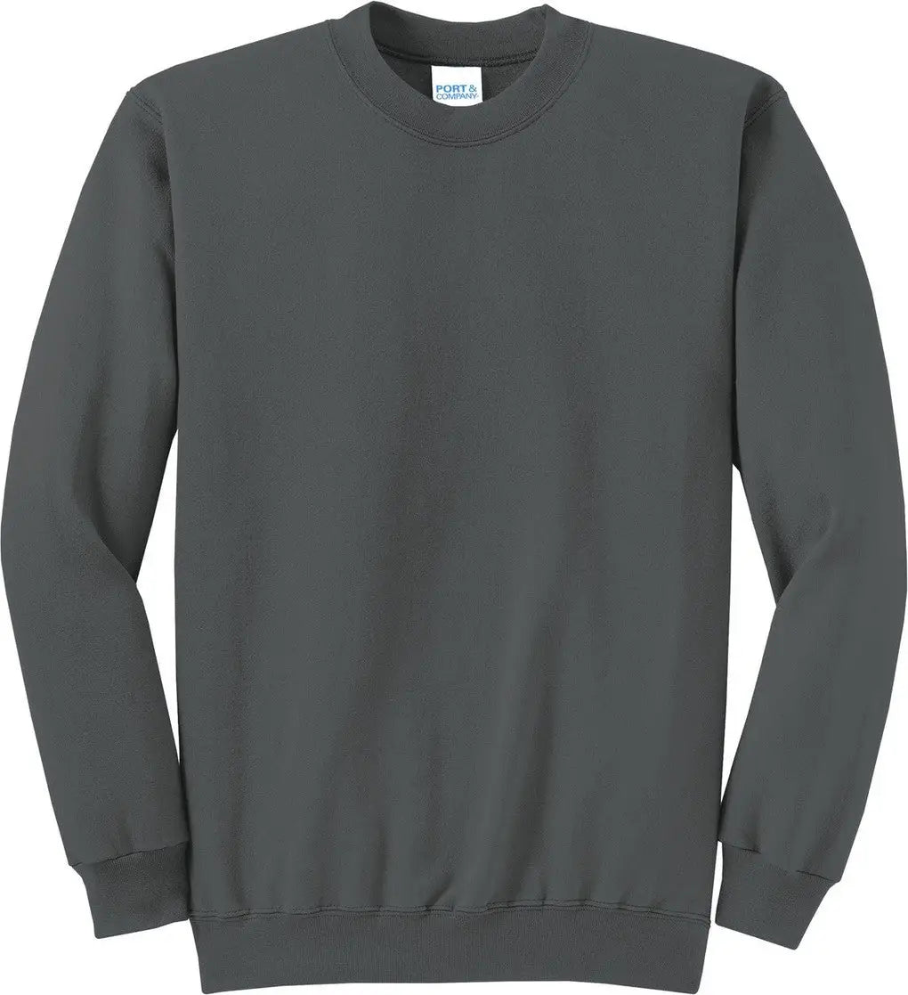 Port & Company Pc78 co Core Fleece Crewneck Sweatshirt - Charcoal