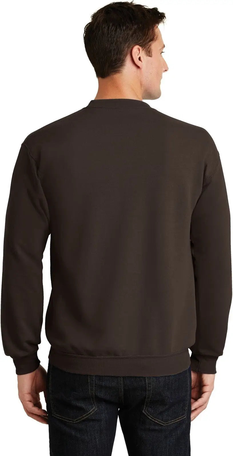 Port & Company Pc78 co Core Fleece Crewneck Sweatshirt - Dark Chocolate Brown