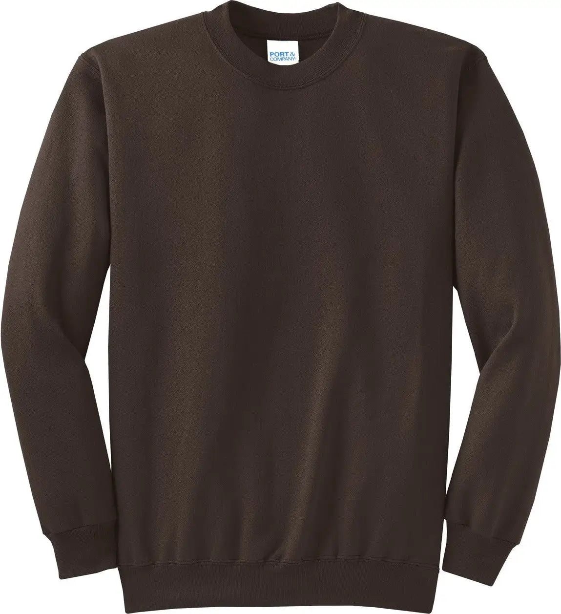 Port & Company Pc78 co Core Fleece Crewneck Sweatshirt - Dark Chocolate Brown