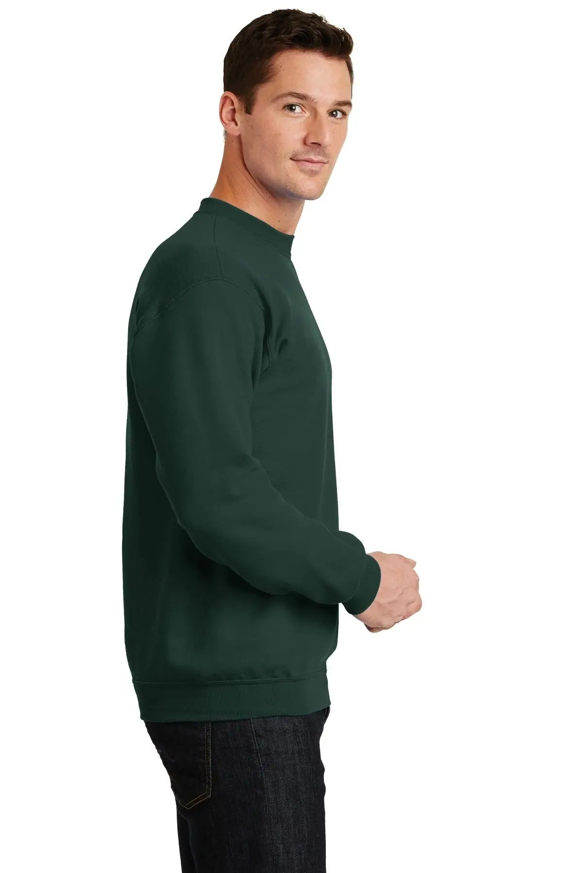 Port & Company Pc78 co Core Fleece Crewneck Sweatshirt - Dark Green