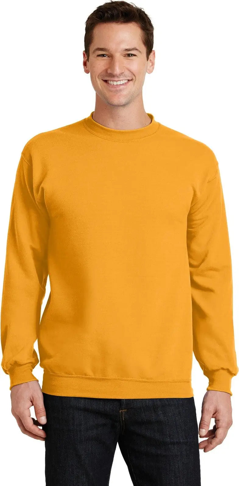 Port & Company Pc78 co Core Fleece Crewneck Sweatshirt - Gold - Adult s