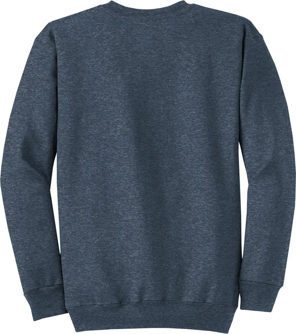 Port & Company Pc78 co Core Fleece Crewneck Sweatshirt - Heather Navy