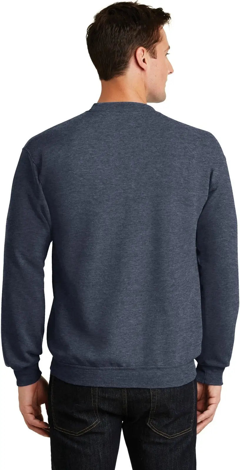 Port & Company Pc78 co Core Fleece Crewneck Sweatshirt - Heather Navy