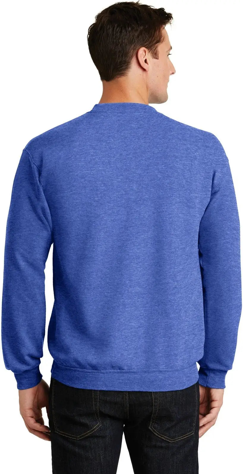 Port & Company Pc78 co Core Fleece Crewneck Sweatshirt - Heather Royal
