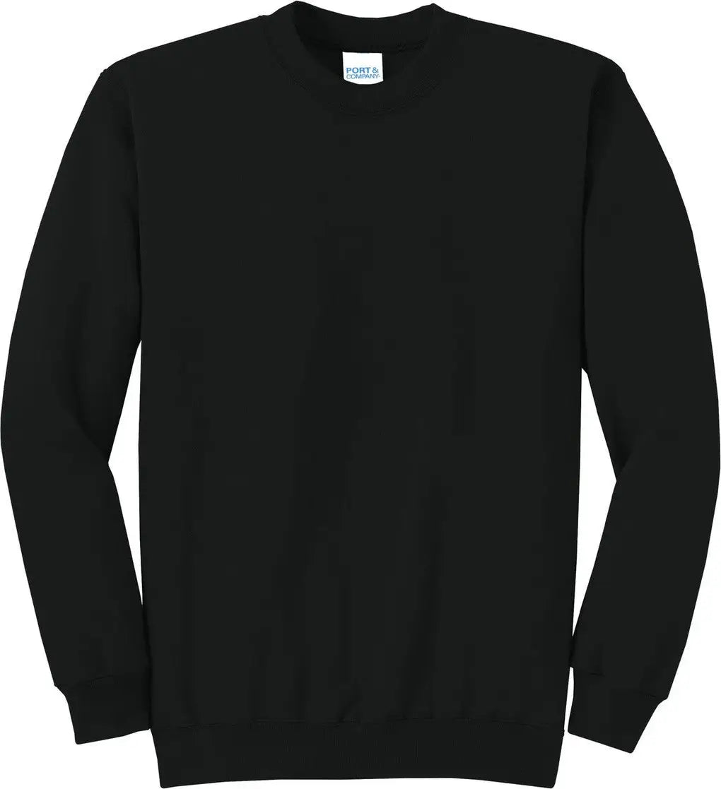 Port & Company Pc78 co Core Fleece Crewneck Sweatshirt - Jet Black