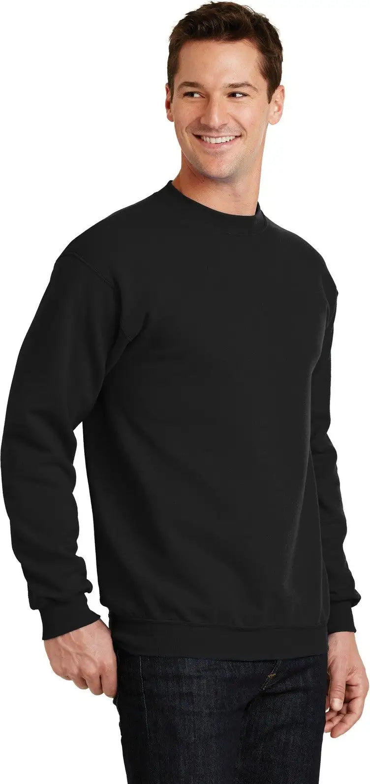 Port & Company Pc78 co Core Fleece Crewneck Sweatshirt - Jet Black
