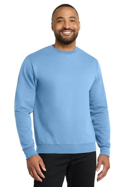 Port & Company Pc78 co Core Fleece Crewneck Sweatshirt - Light Blue