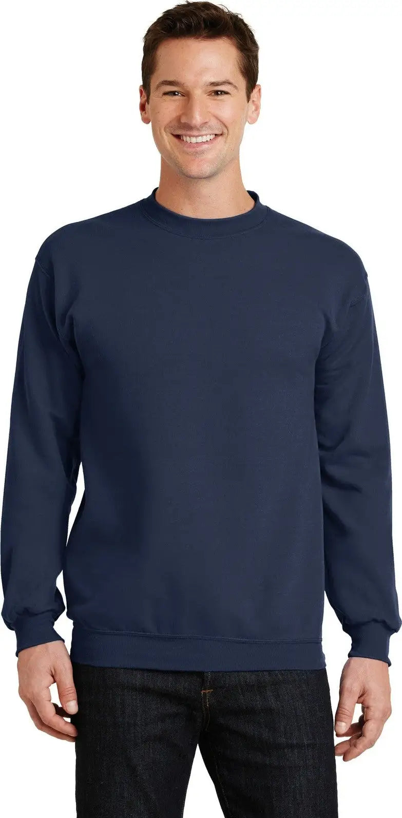 Port & Company Pc78 co Core Fleece Crewneck Sweatshirt - Navy - Adult s