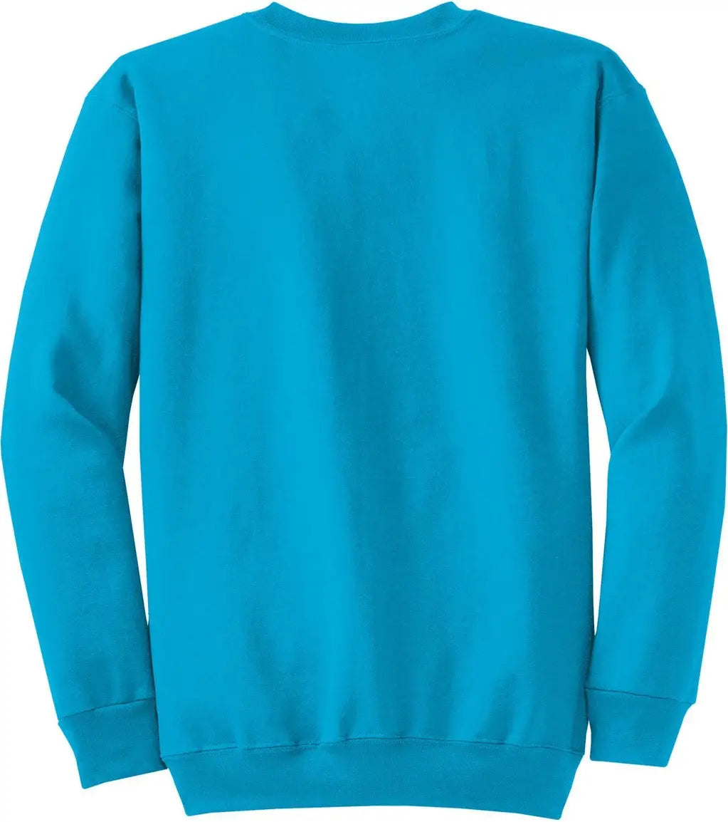 Port & Company Pc78 co Core Fleece Crewneck Sweatshirt - Neon Blue