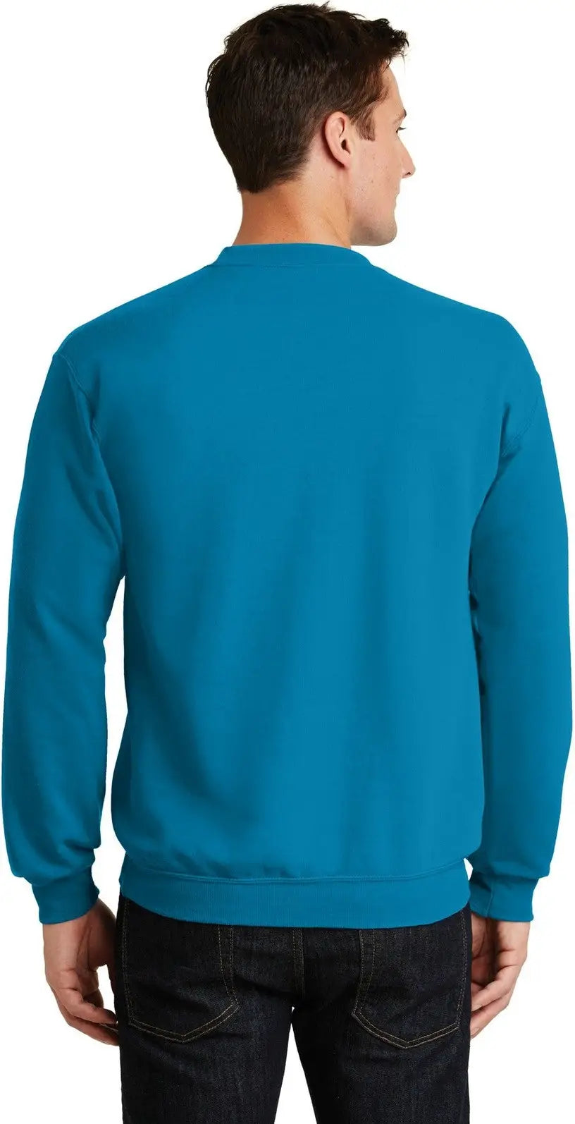 Port & Company Pc78 co Core Fleece Crewneck Sweatshirt - Neon Blue