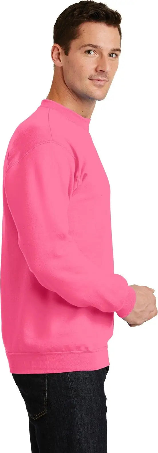Port & Company Pc78 co Core Fleece Crewneck Sweatshirt - Neon Pink