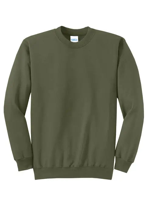 Port & Company Pc78 co Core Fleece Crewneck Sweatshirt - Olive Drab Green