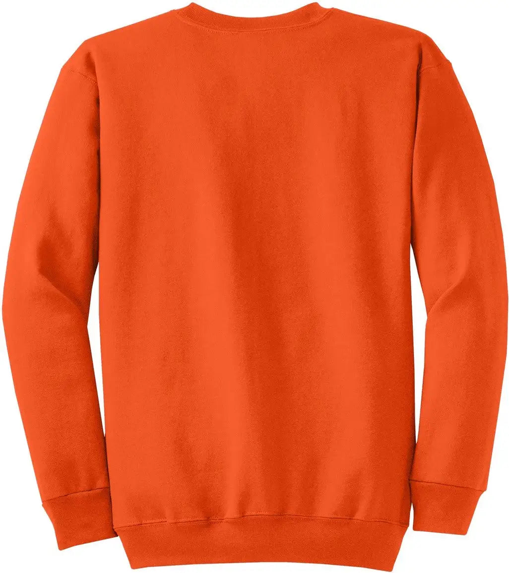 Port & Company Pc78 co Core Fleece Crewneck Sweatshirt - Orange - Adult s