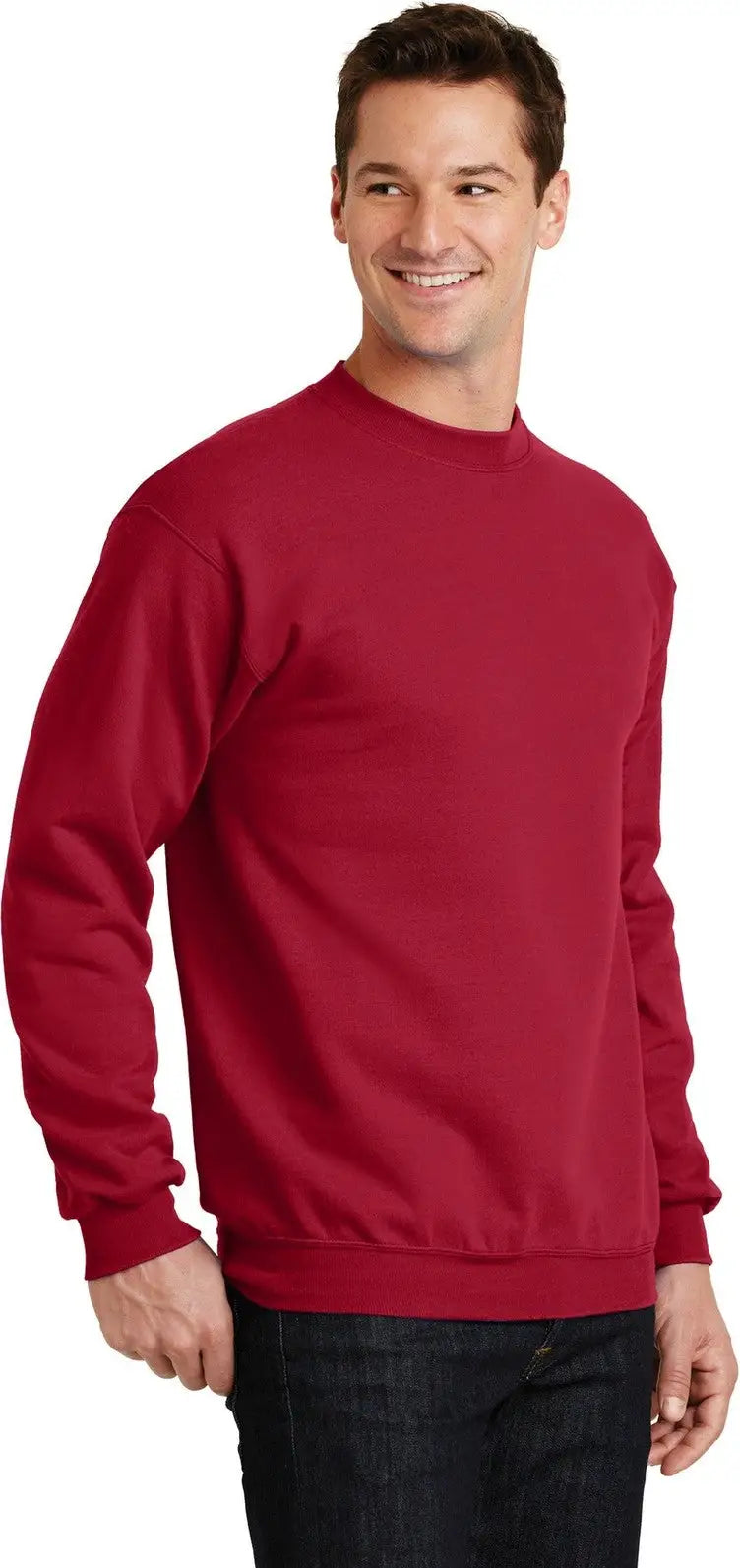Port & Company Pc78 co Core Fleece Crewneck Sweatshirt - Red
