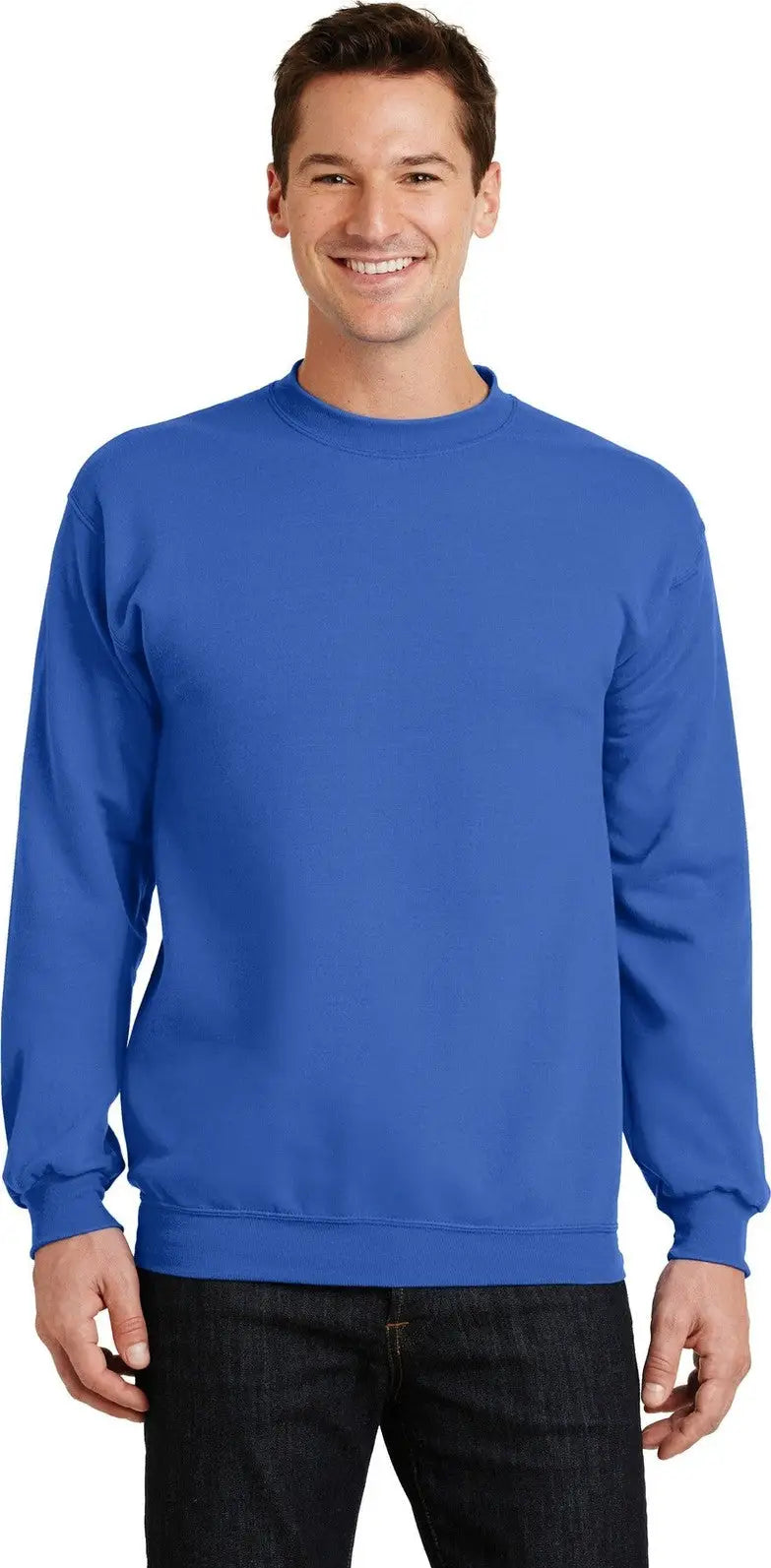 Port & Company Pc78 co Core Fleece Crewneck Sweatshirt - Royal - Adult s