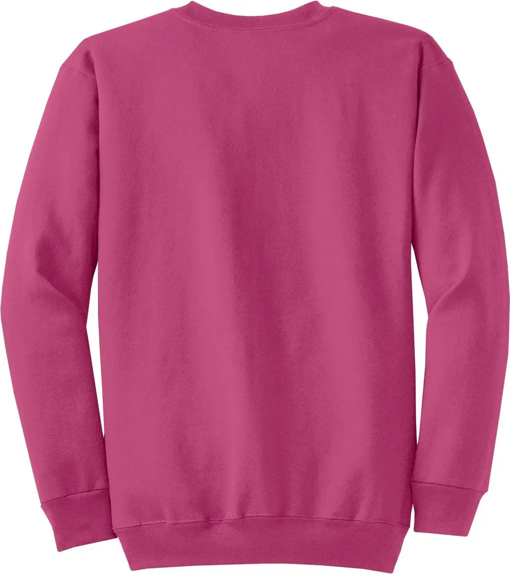 Port & Company Pc78 co Core Fleece Crewneck Sweatshirt - Sangria - Adult s