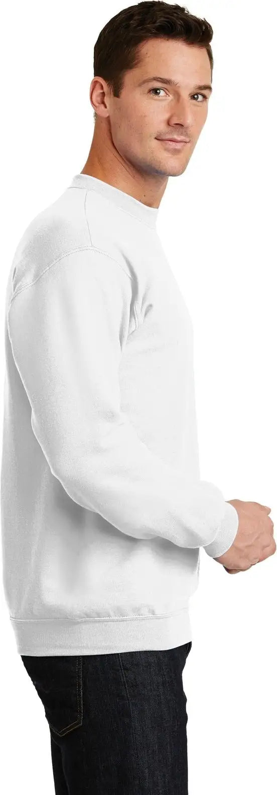 Port & Company Pc78 co Core Fleece Crewneck Sweatshirt - White