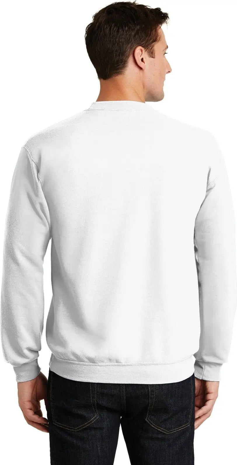 Port & Company Pc78 co Core Fleece Crewneck Sweatshirt - White
