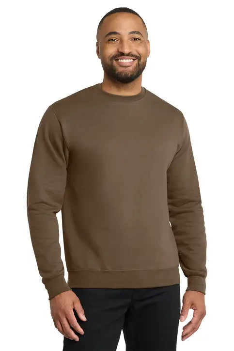 Port & Company Pc78 co Core Fleece Crewneck Sweatshirt - Woodland Brown