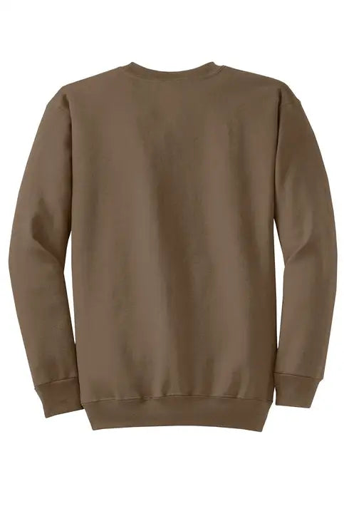 Port & Company Pc78 co Core Fleece Crewneck Sweatshirt - Woodland Brown