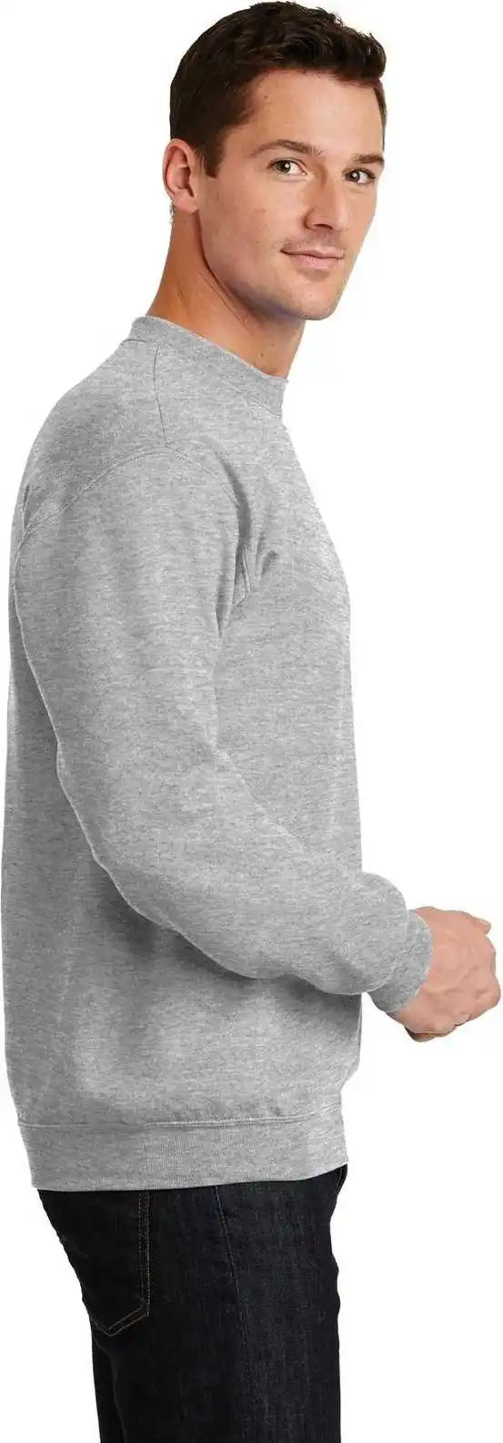 Port &amp; Company Pc78 Core Fleece Crewneck Sweatshirt Ash