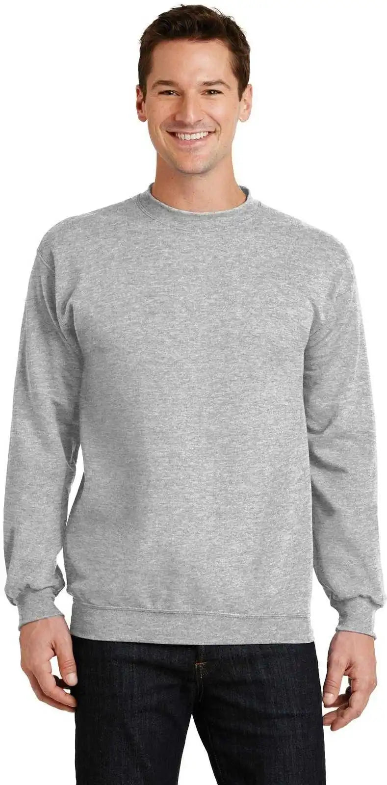 Port & Company Pc78 Core Fleece Crewneck Sweatshirt Ash