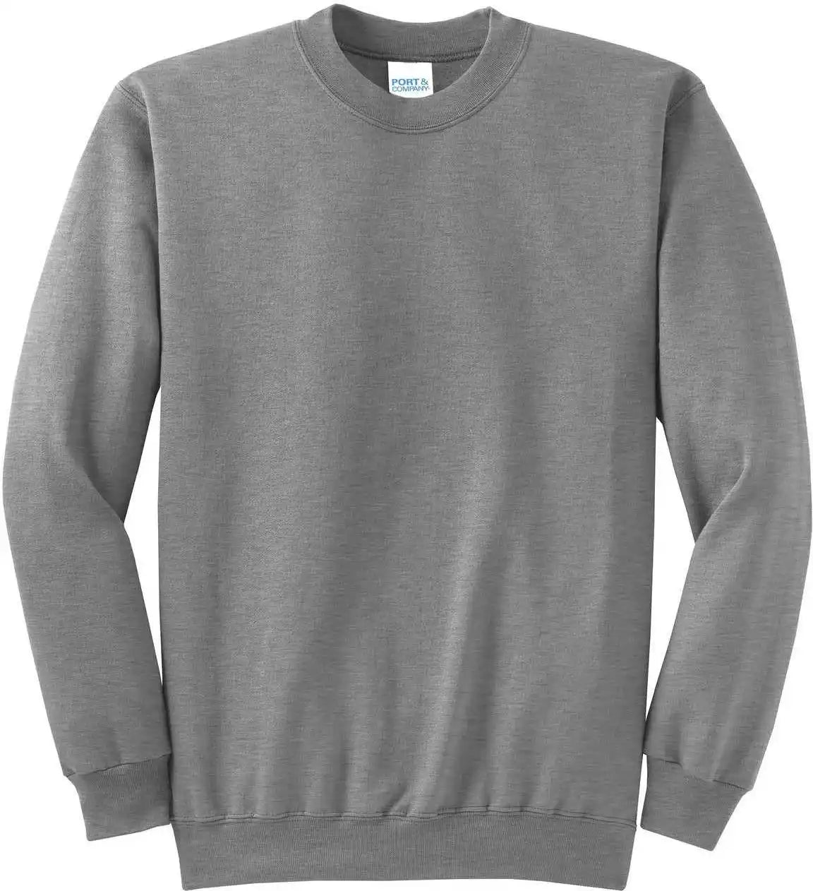 Port &amp; Company Pc78 Core Fleece Crewneck Sweatshirt Athletic Heather