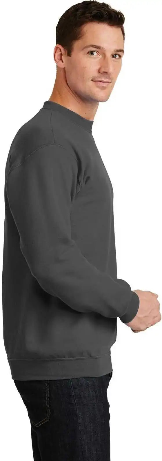 Port &amp; Company Pc78 Core Fleece Crewneck Sweatshirt - Charcoal