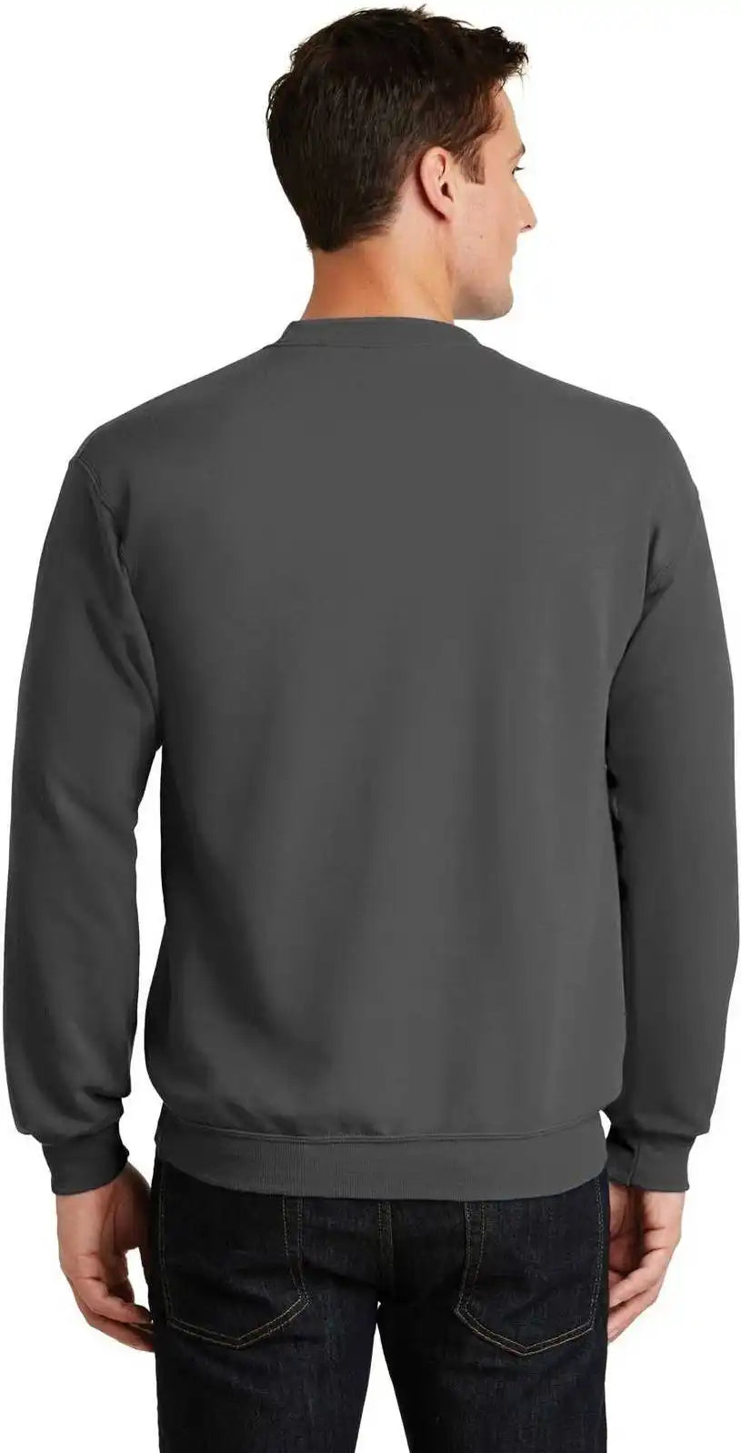 Port & Company Pc78 Core Fleece Crewneck Sweatshirt Charcoal