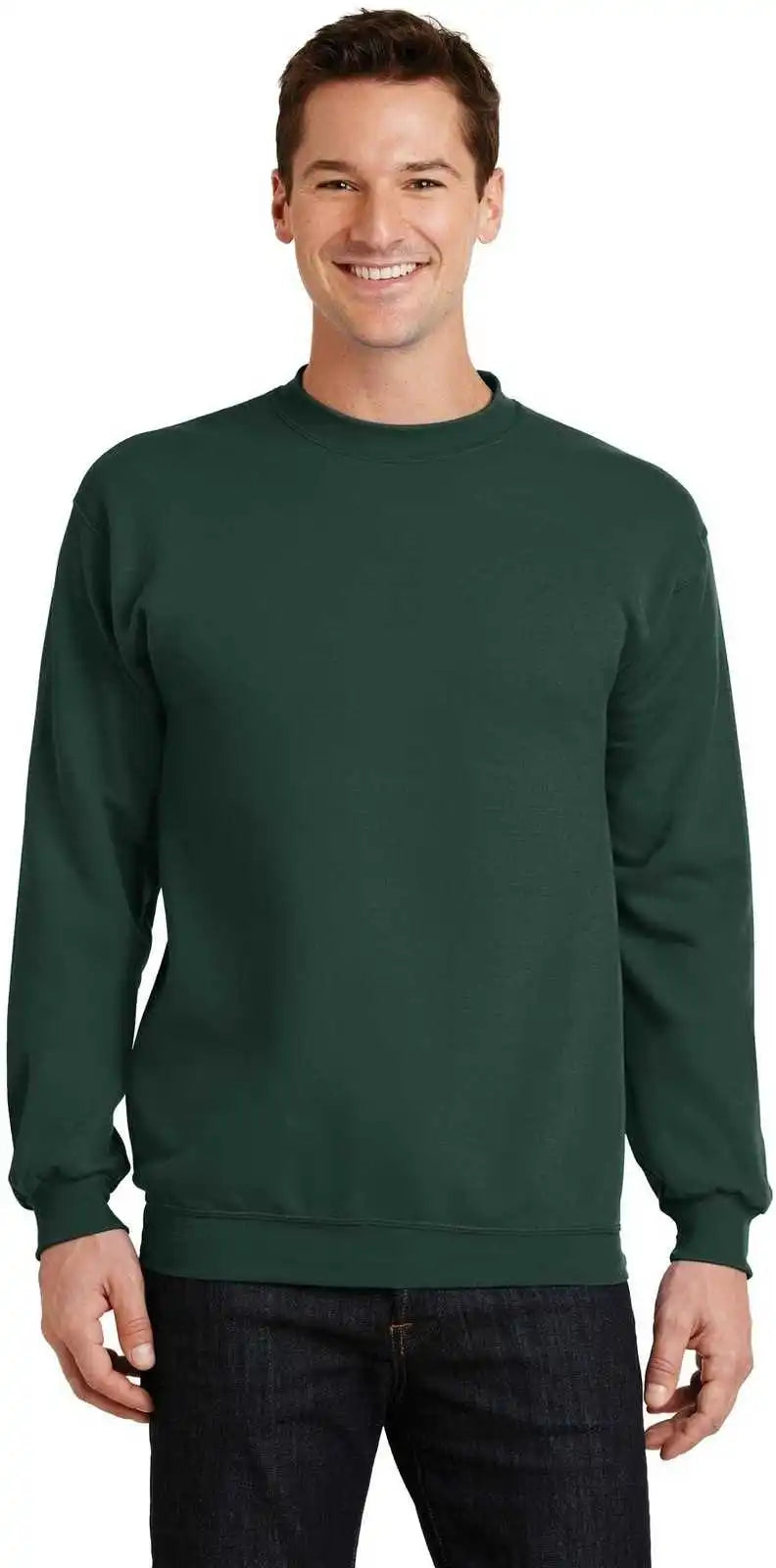 Port & Company Pc78 Core Fleece Crewneck Sweatshirt - Dark Green