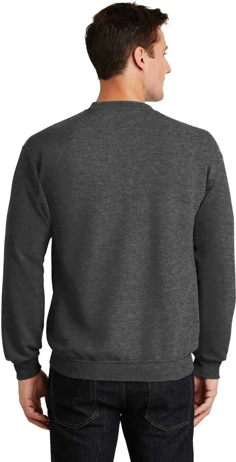 Port & Company Pc78 Core Fleece Crewneck Sweatshirt Dark Heather Gray