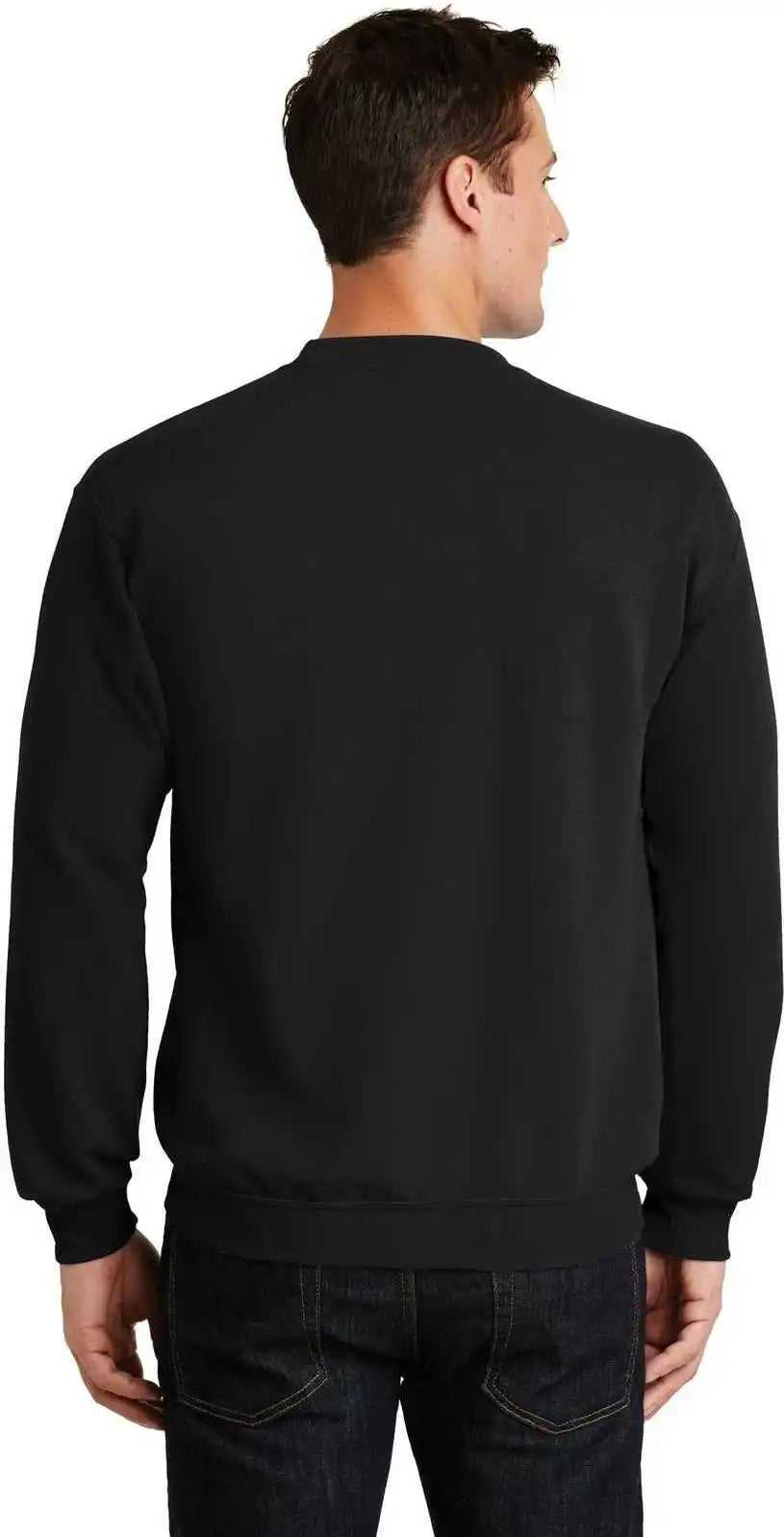 Port & Company Pc78 Core Fleece Crewneck Sweatshirt Jet Black