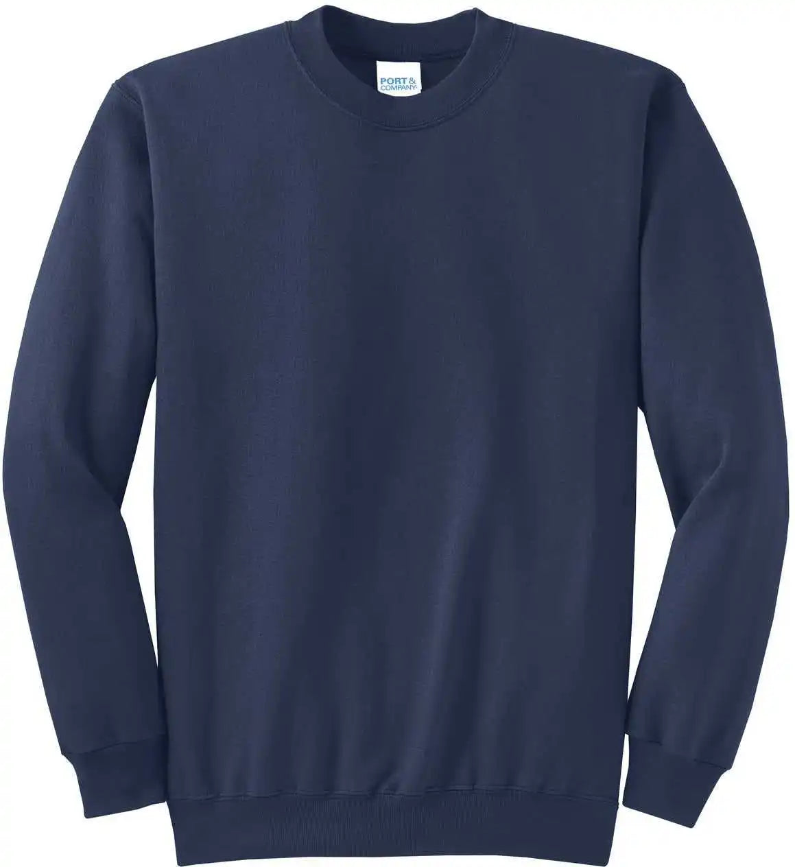 Port &amp; Company Pc78 Core Fleece Crewneck Sweatshirt Navy