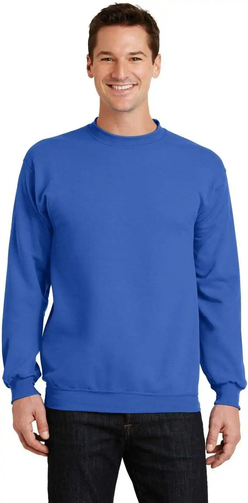 Port & Company Pc78 Core Fleece Crewneck Sweatshirt Royal