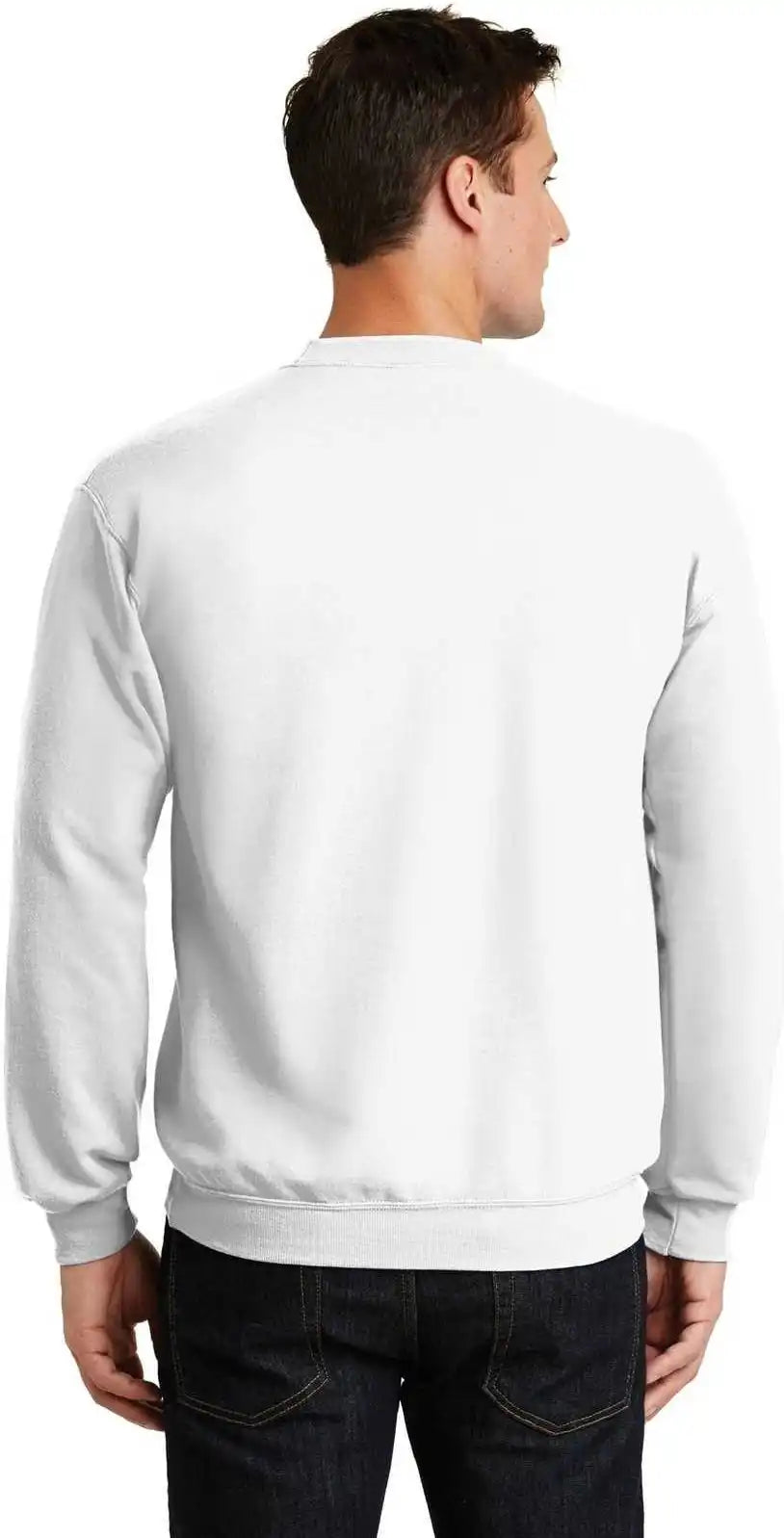 Port & Company Pc78 Core Fleece Crewneck Sweatshirt White