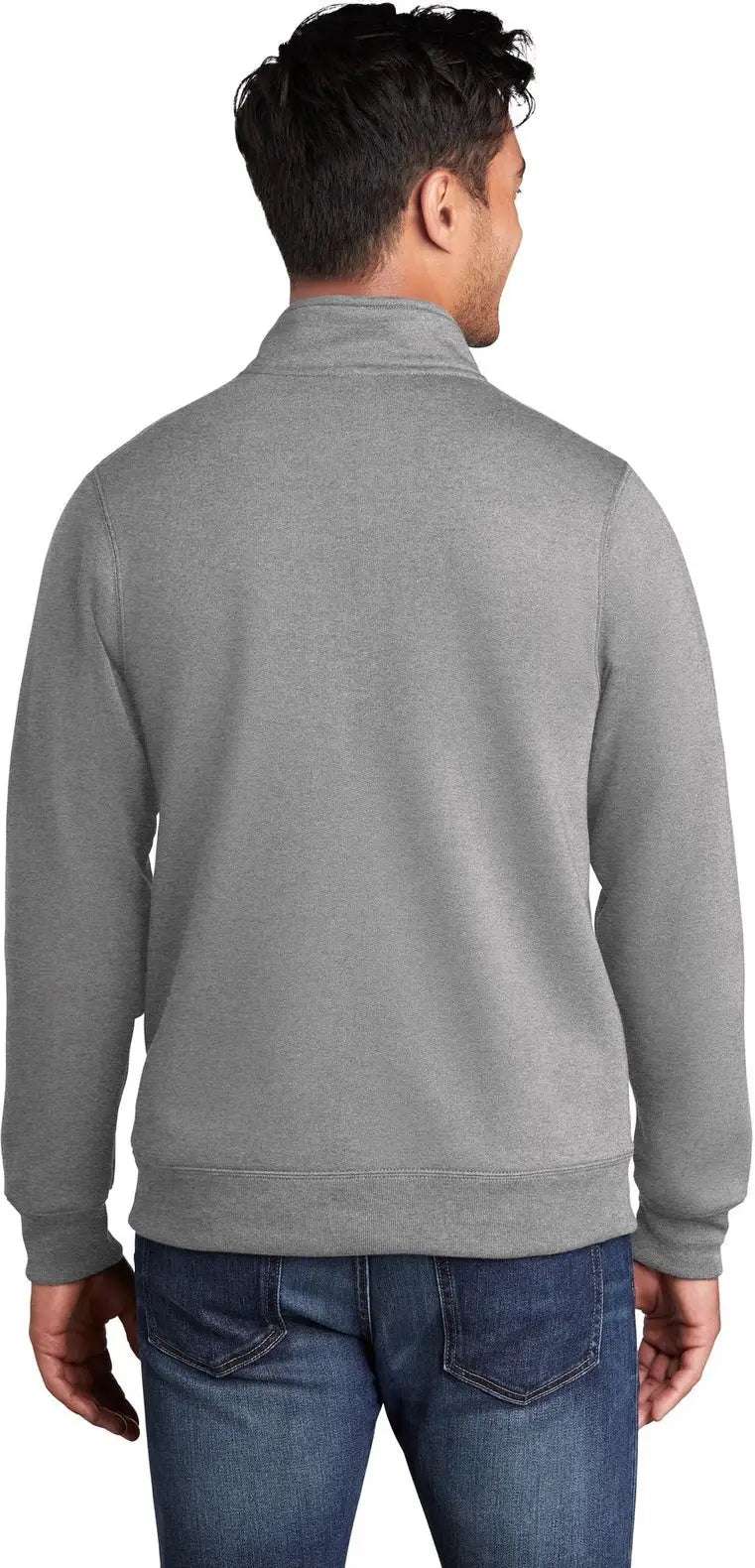 Port & Company Pc78fz co Core Fleece Cadet Full-zip Sweatshirt - Athletic Heather