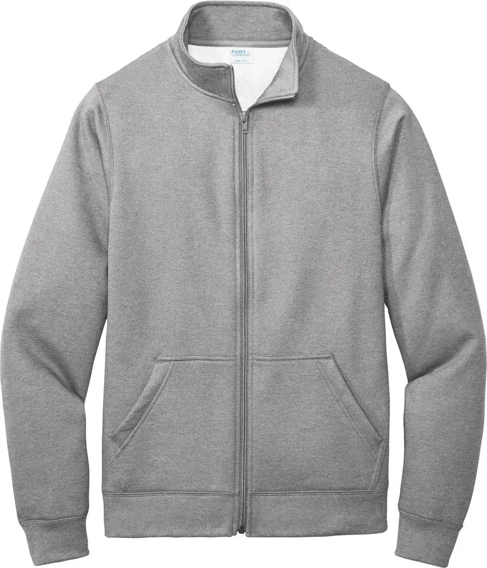Port & Company Pc78fz co Core Fleece Cadet Full-zip Sweatshirt - Athletic Heather
