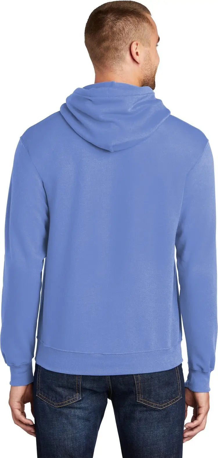 Port & Company Pc78h co Core Fleece Pullover Hooded Sweatshirt - Carolina Blue