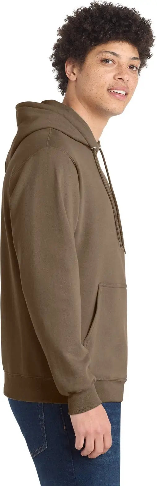 Port & Company Pc78h co Core Fleece Pullover Hooded Sweatshirt - Woodland Brown