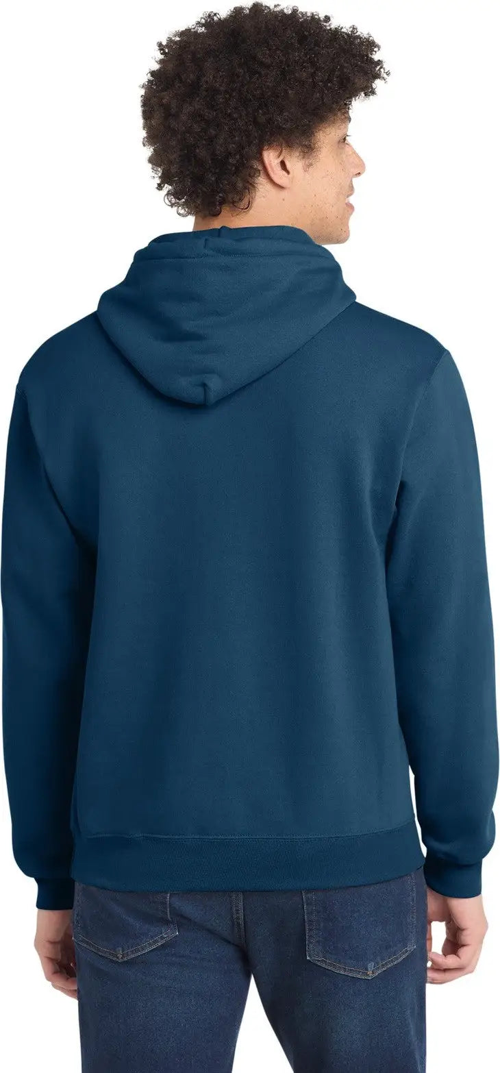 Port & Company Pc78h co Core Fleece Pullover Hooded Sweatshirt - Neptune Blue