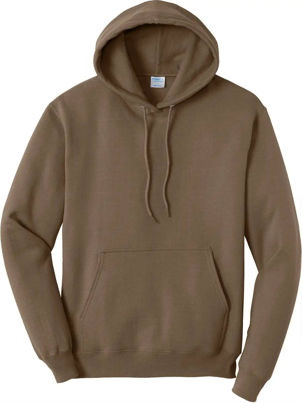 Port & Company Pc78h co Core Fleece Pullover Hooded Sweatshirt - Woodland Brown