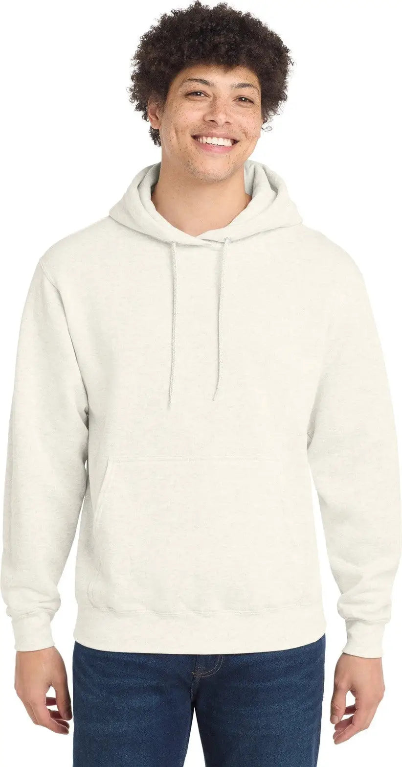 Port & Company Pc78h co Core Fleece Pullover Hooded Sweatshirt - Oatmeal Heather - Adult s