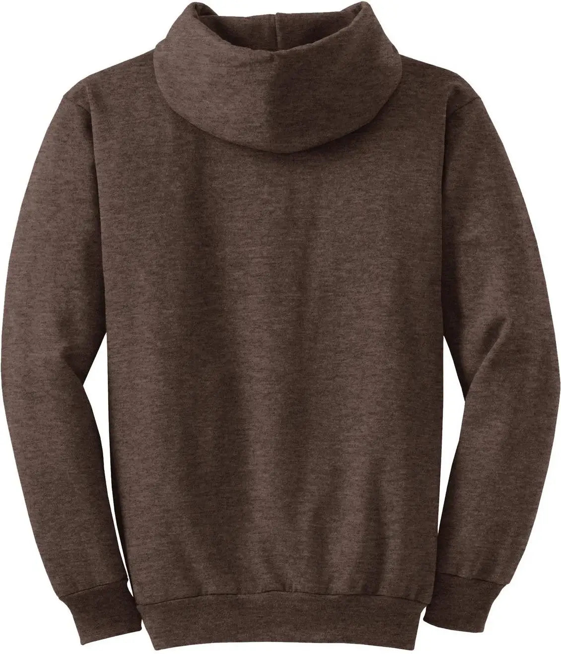 Port & Company Pc78h co Core Fleece Pullover Hooded Sweatshirt - Heather Dark Chocolate Brown - Adult s