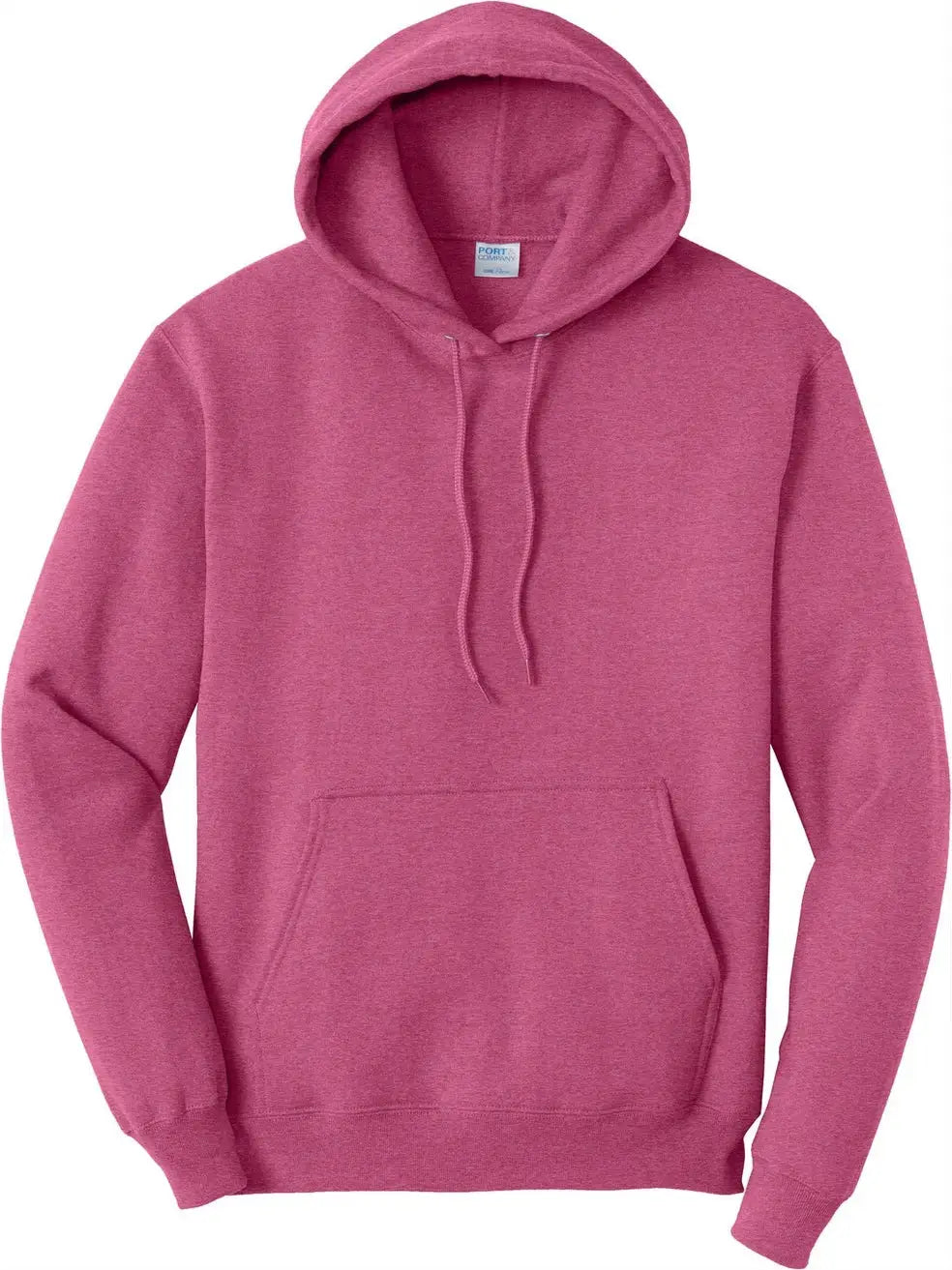 Port & Company Pc78h co Core Fleece Pullover Hooded Sweatshirt - Heather Sangria
