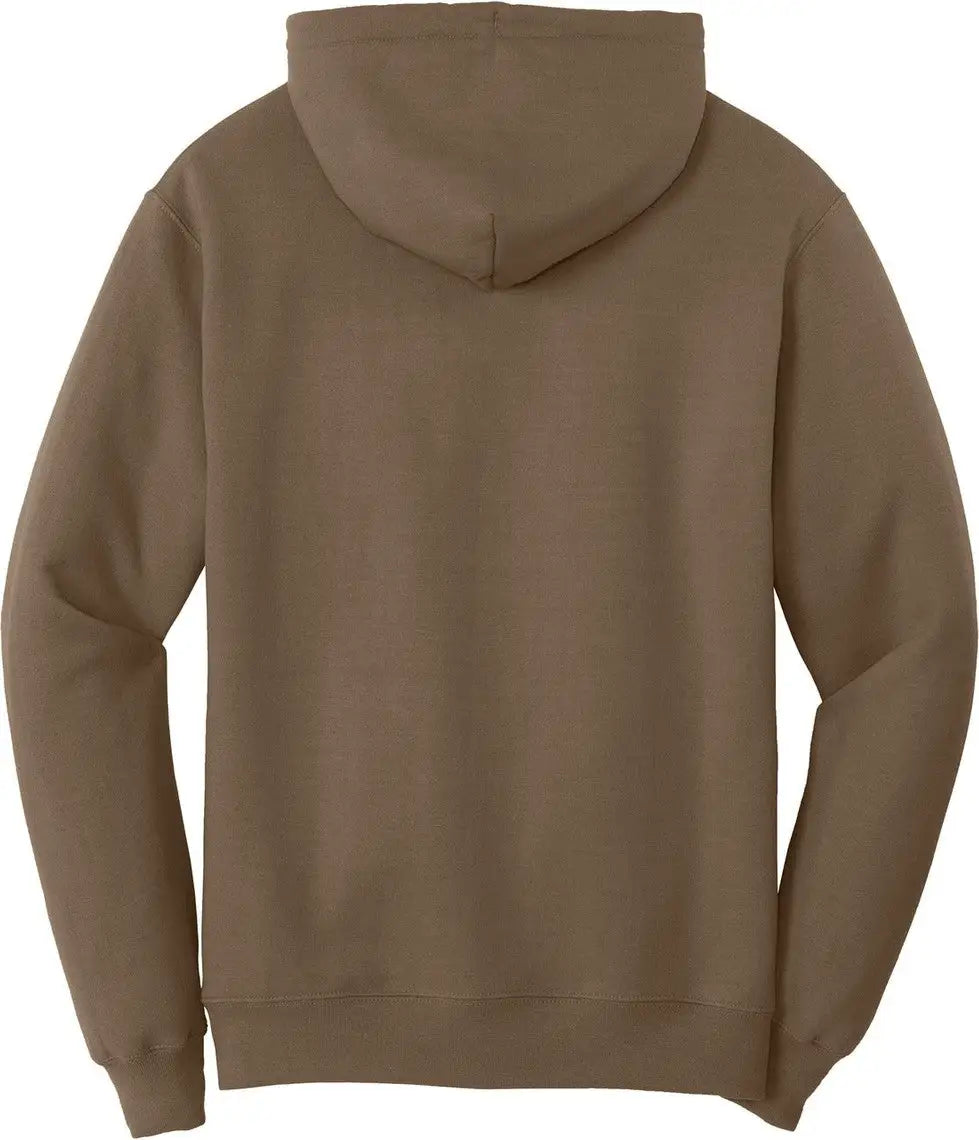 Port & Company Pc78h co Core Fleece Pullover Hooded Sweatshirt - Woodland Brown - Adult s
