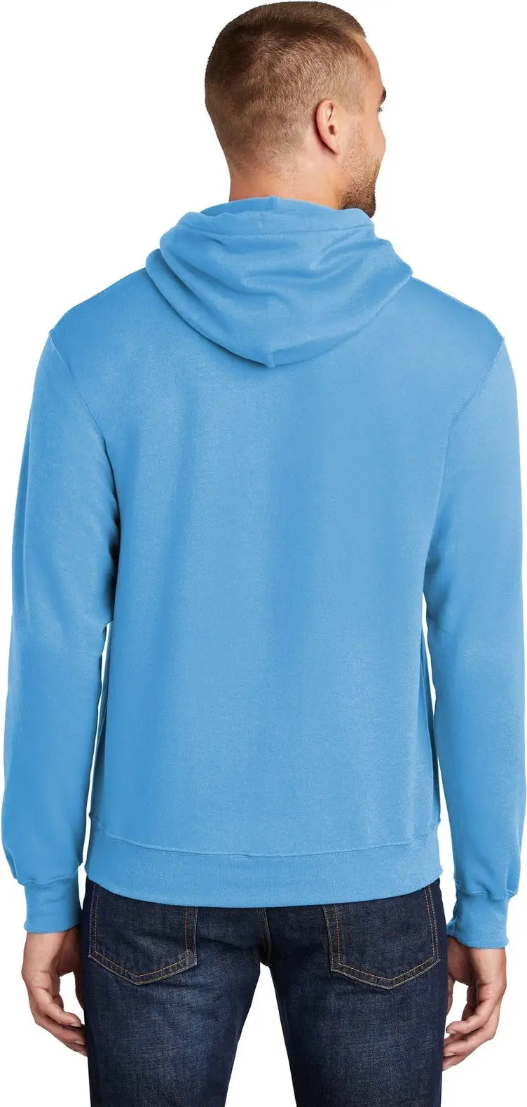 Port & Company Pc78h co Core Fleece Pullover Hooded Sweatshirt - Aquatic Blue