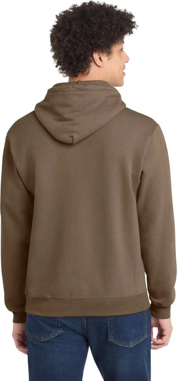 Port & Company Pc78h co Core Fleece Pullover Hooded Sweatshirt - Woodland Brown