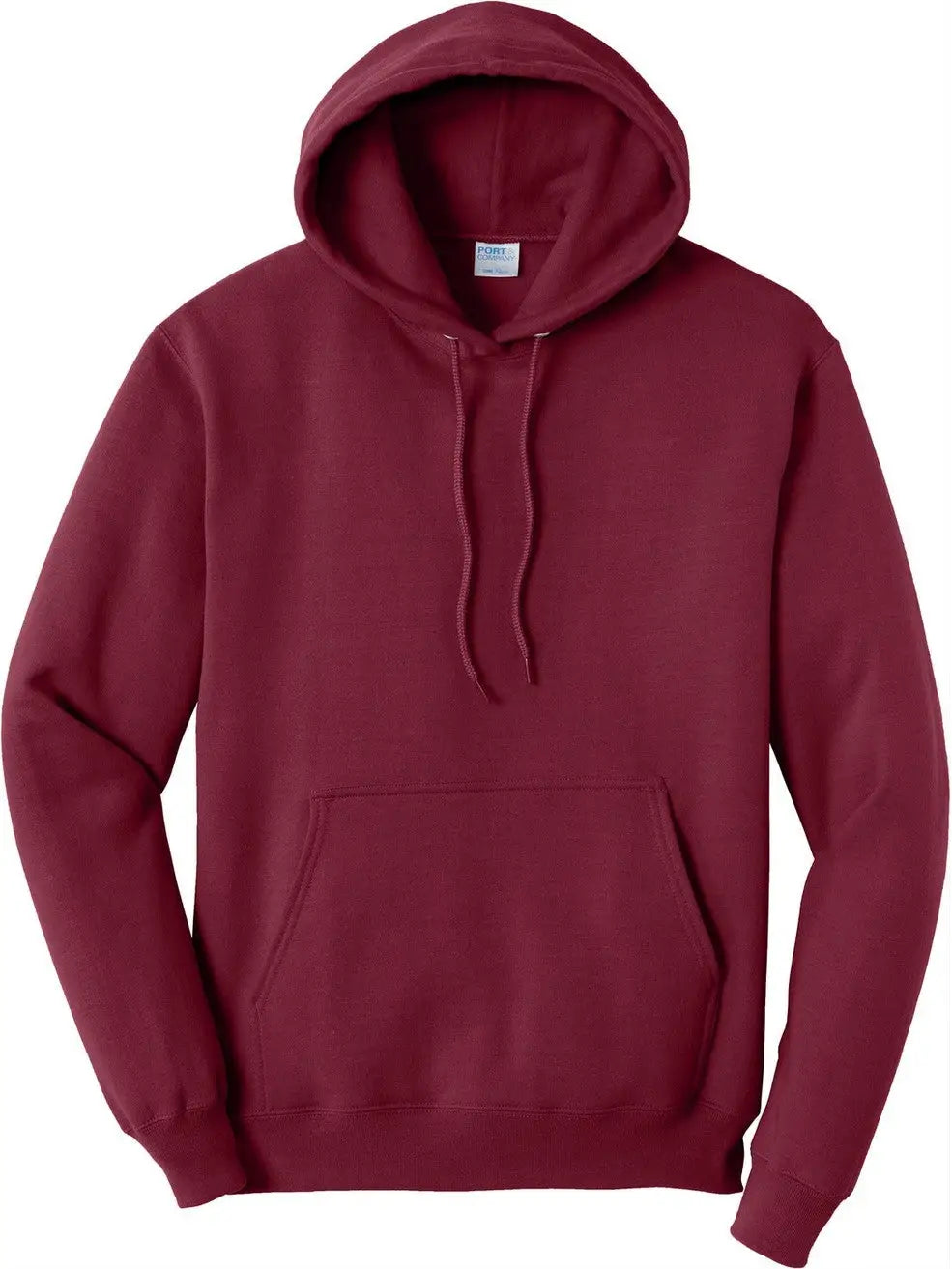 Port & Company Pc78h co Core Fleece Pullover Hooded Sweatshirt - Cardinal