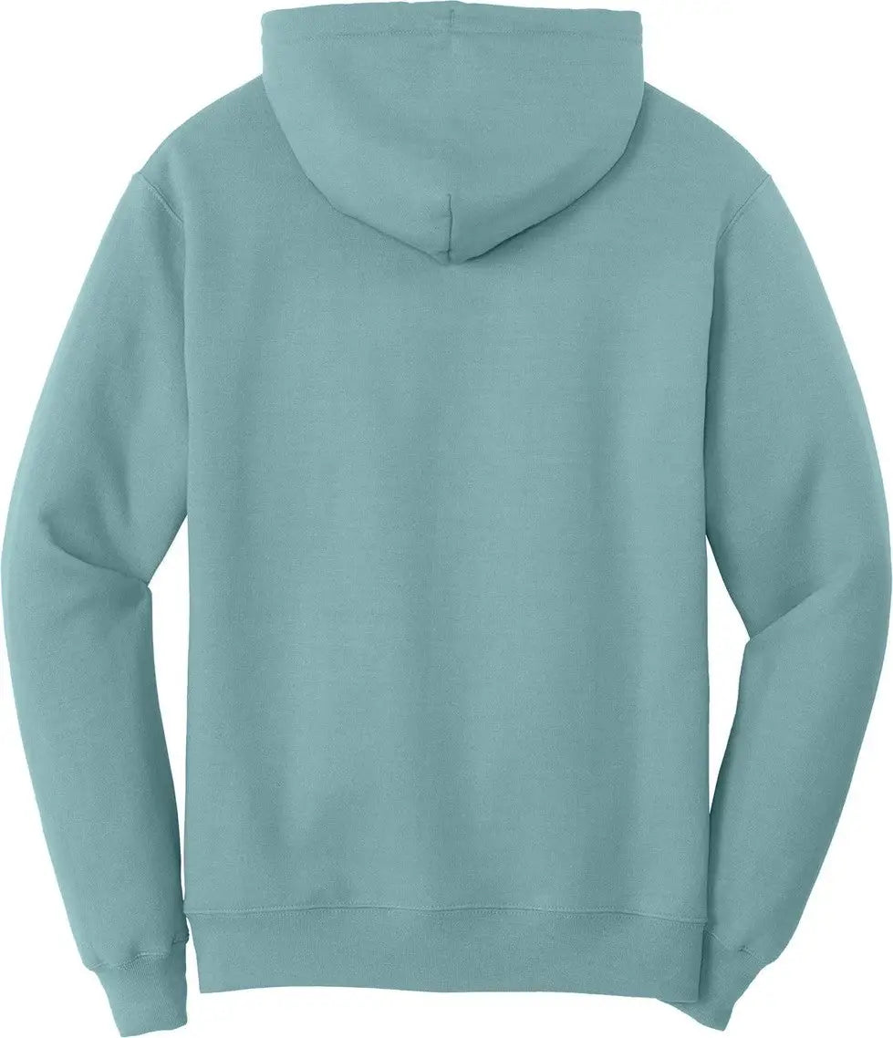 Port & Company Pc78h co Core Fleece Pullover Hooded Sweatshirt - Stonewashed Blue